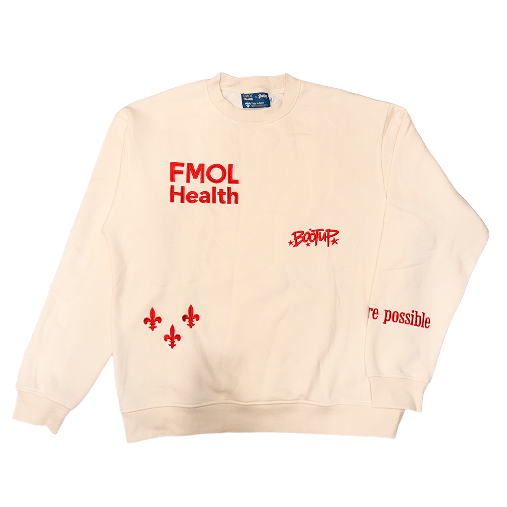 FMOL crewneck (red/cream)